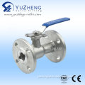 Integrate Body 1PC Flange Ball Valve with ISO Pad